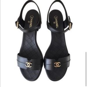 CHANEL SANDALS CALFSKIN LEATHER